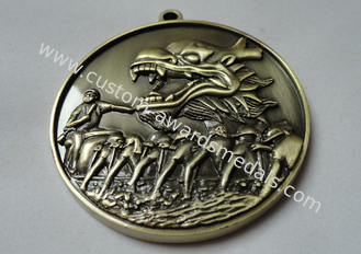 Изготовленные на заказ сплав цинка/певтер/дракон/латунная шлюпка 3D умирают медали бросания для подарка сувенира