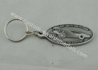 Эмаль Keychain античной серебряной плакировкой выдвиженческая мягкая с изготовленным на заказ логосом