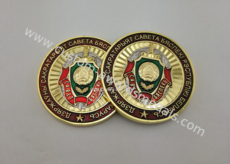 Плоские или двойные назад персонализированные золотые монеты, монетка эмали военно-морского флота сплава цинка 3Д прозрачная