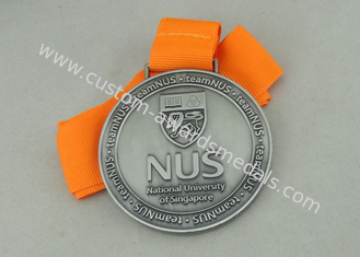Медали Сингапура университета длинней тесемки национальные с заливкой формы сплава цинка