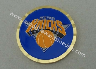 Баскетбол New York Knicks чеканит с мягким краем эмали/шестерни