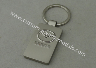плакировка Keychain сплава цинка 3D туманная серебряная для цепей автомобиля ключевых