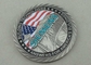 Проштемпелеванная медь персонализировала монетку, 1 плакировку серебра дюйма 1/2 и монетку доказательства 3D для 88 Jahre