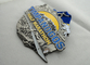 Медаль утюга заливки формы сплава цинка или марафона Timpanogos латуни или меди половинное с ярким блеском