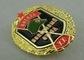 Значки сувенира мягкой эмали военные с сплавом цинка, умирают пораженные значки наград армии