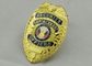 значки сувенира полиций 80mm, сплав цинка с Pin фибулы плакировкой золота на задней стороне