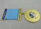 медаль плакировкой золота 3.0mm изготовленное на заказ награждает сплав цинка с мягкой эмалью