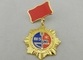 таможня Ural Meh Zavo золота 3D награждает медали, эмаль 40mm имитационную трудную