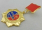 таможня Ural Meh Zavo золота 3D награждает медали, эмаль 40mm имитационную трудную