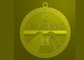 медаль сплава цинка 32mm изготовленное на заказ награждает мягкую эмаль, античную плакировку никеля