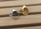 Военное кольцо эмблемы значка полиции металла 3Д с плакировкой золота стразов