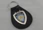 1,5 Keychains персонализированное mm кожаное, цепь города NY кожаная ключевая с плакировкой никеля