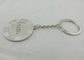 Выгравированная ключевая цепь с плакировкой латуни проштемпелеванной и серебряной для выдвиженческого подарка