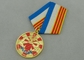 Награды медали сплава цинка заливки формы изготовленные на заказ с мягкой плакировкой золота эмали