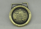 Марафон умирает медали бросания сплавом цинка, античной плакировкой золота 3D