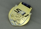 Заливка формы с мягкой эмалью, плакировка медалей тесемки марафона золота 3D