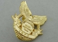 Pin эмали заливки формы 3D мягкий с плакировкой сплава и золота цинка