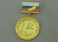медали тесемок наград 32 mm с синтетической плакировкой эмали и золота