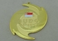 3D умирают медали бросания для академии Budo/сплава цинка с плакировкой золота