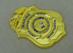 Плакировка золота заливки формы значка полиций службы береговой охраны США 3/4 дюймов