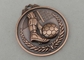 Футбол умирает конструкция медалей 3D бросания 45 mm античного гальванического омеднения/Анти--латуни