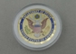 Латунный умирают проштемпелеванные монетки персонализированные государственным департаментом для армии США