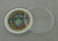 Монетки 2,0 дюймов ISAF НАТО персонализированные OTAN плакировкой заливки формы и золота