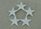 3 звезды награждают брызгу сплава цинка значков с белизной 2,5 дюймы