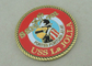 Заливка формы сплава цинка USS La Jolla персонализировала монетку, античную плакировку золота с краем веревочки