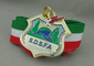 подгонянный сплав цинка эмали 2,0 медалей футбола дюйма S.D.S.F.A мягкий