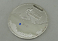 Медаль Gaz Pererabotka изготовленное на заказ награждает серебр сплава цинка покрывая 3,0 дюйма Россию для встречи спорта