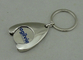 Заливки формы сплава цинка Keychain держателя знака внимания эмаль выдвиженческой мягкая с серебряной плакировкой