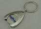 Заливки формы сплава цинка Keychain держателя знака внимания эмаль выдвиженческой мягкая с серебряной плакировкой