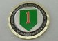Мягкой монетки эмали персонализированные латунью, монетка разделения армии США 2 цветов металла тонов