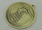 античная заливка формы медали чемпиона золота 3D для снимая спортов