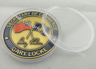 2D или античная плакировка золота 3D Гэри Locke персонализировали монетки для наград, сувенира, воинского
