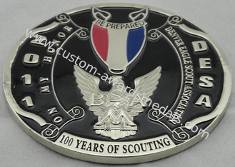 2D или значок 3D BSA, значки с серебряной плакировкой, бархат сувенира сплава цинка на задней стороне