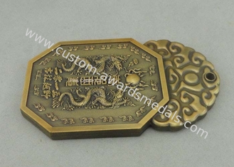 Значки Pin клуба золота 3D певтера значков сувенира заливки формы античные выдвиженческие