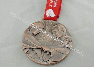 Азиатское гальваническое омеднение 2013 медалей тесемки Kata дзюдо полное 3d для подарка