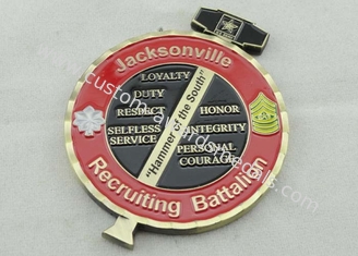Джексонвилл персонализировало монетки награженные для высокого профессионализма, края отрезка диаманта