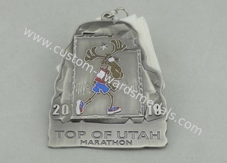 Медали тесемки Triathlon озера Arcada, половинное медаль марафона с короткой тесемкой