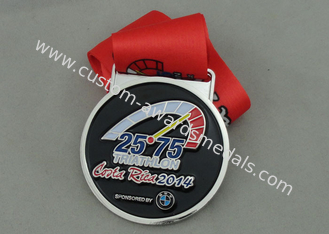 Заливка формы Костарика 2014 сплава цинка медали эмали Triathlon мягкая