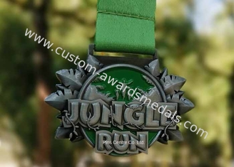 Плашка фестиваля штемпелюя латунные медали наград бега джунглей