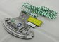 Персонализированное медаль масленицы Waghausel сплава цинка 3D, медали заливки формы с шнуром 2 цветов и страз