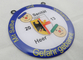 Медаль печатания шелковой ширмы Sanitat Karneval нержавеющей стали стороной Gefahr Gebannt, плоского или двойной