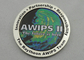 Монетка OEM &amp; ODM AWIPS/сплав цинка награждают персонализированные монетки с офсетной печатью, имитационную эмаль Cloisonne