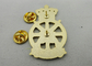 Pin отворотом сплава цинка заливки формы JYDSKE, мягкий Pin эмали 3D при туманное покрынное золото