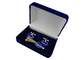 Выдвиженческая запонка для манжет Air Force One сплава латуни или меди или цинка с мягкой эмалью, плакировкой золота