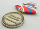 Награды медали сплава 3D цинка подарка сувенира изготовленные на заказ с заливкой формы сторон тесемки 2