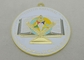 Медаль эмали сплава цинка FreeMasons плоской задней части с заливкой формы сплава цинка, плакировкой золота